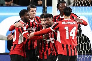 Hasil Piala Super Italia - AC Milan Menang Comeback 5 Menit dalam Debut Conceicao, Derby della Madonnina Mentas di Final