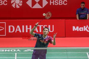 Hasil Indonesia Masters 2025 - Tertinggal 2-9 Tak Masalah, Jonatan Christie Lakukan Start Sempurna