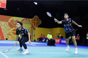 Hasil Thailand Masters 2925 - Sempat Tahan Kemenangan Lawan Dua Poin, Leo/Bagas Harus Akui Keunggulan Jin/Seo