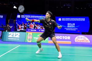 Hasil Ruichang China Masters 2025 - Jadi Unggulan Ketiga, Saut Dihempaskan Pemain yang Belum Punya Nama