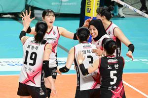 Liga Voli Korea - Megawati Dkk Dihormati Juga, Pink Spiders Merendah dan Bisa Dikejutkan Red Sparks Saat Playoff