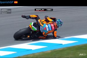 Hasil Practice Moto2 Spanyol 2025 - Save Gemilang Murid Valentino Rossi hingga Perjuangan Mario Aji
