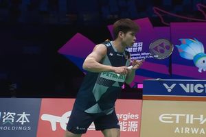 Hasil Singapore Open 2025 - Lawan Seimbang Jonatan Christie Ketiban Rejeki Nomplok, Siap Menantang Wakil Indonesia di Babak Kedua