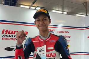 Hasil Moto3 Junior 2026 - Persaingan Race 2 Berjalan Sengit, Kiandra Ramadhipa Finish di Posisi Ini