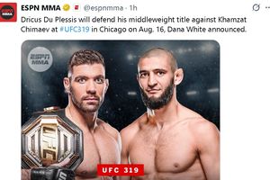 Dua Pertarungan Akbar Diumumkan UFC, Islam Makhachev Lepas Gelar, Khamzat Chimaev OTW Jadi Juara