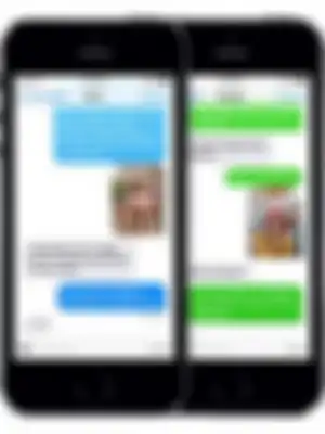 Tampilan iMessage