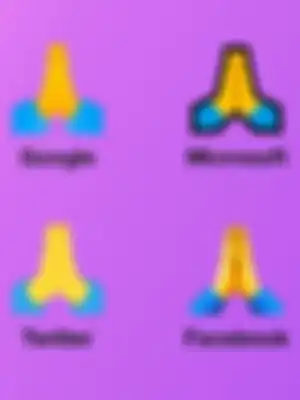 Emoji tos atau berdoa?