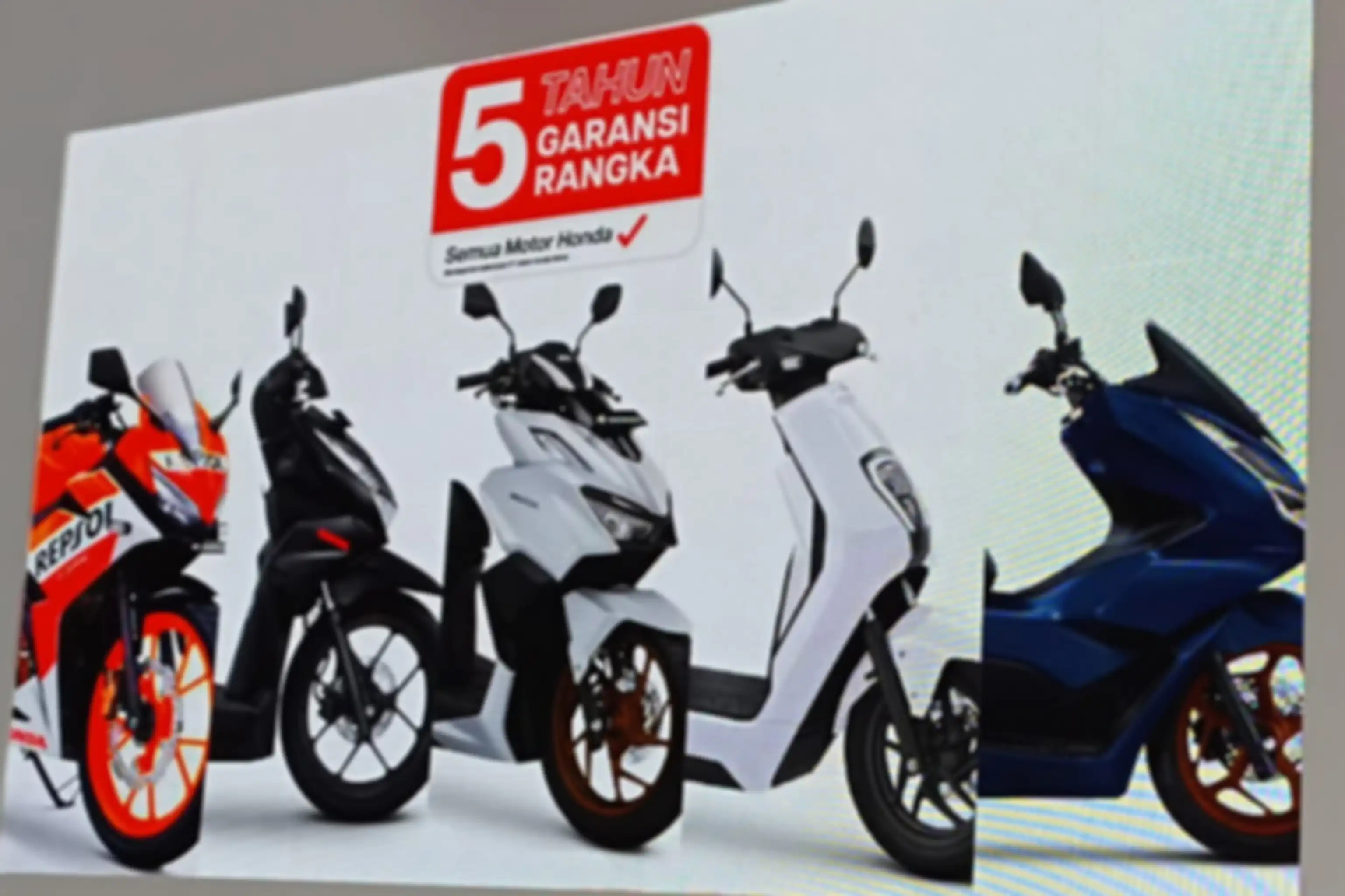 Garansi rangka 5 tahun dari Honda