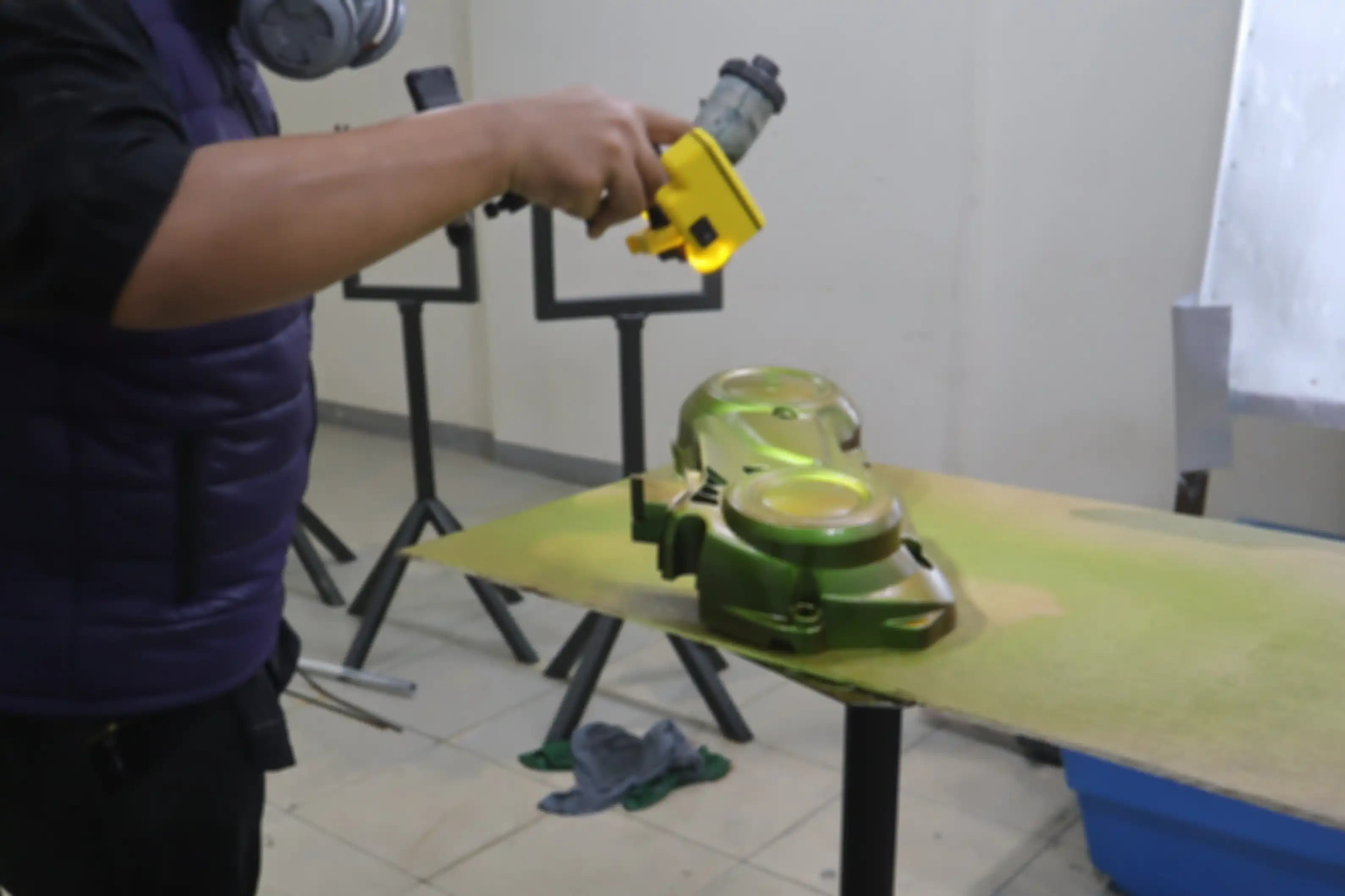 Pakai cat spesial, proses repaint full body motor di Laser Painting Indonesia cuma 3 jam saja!