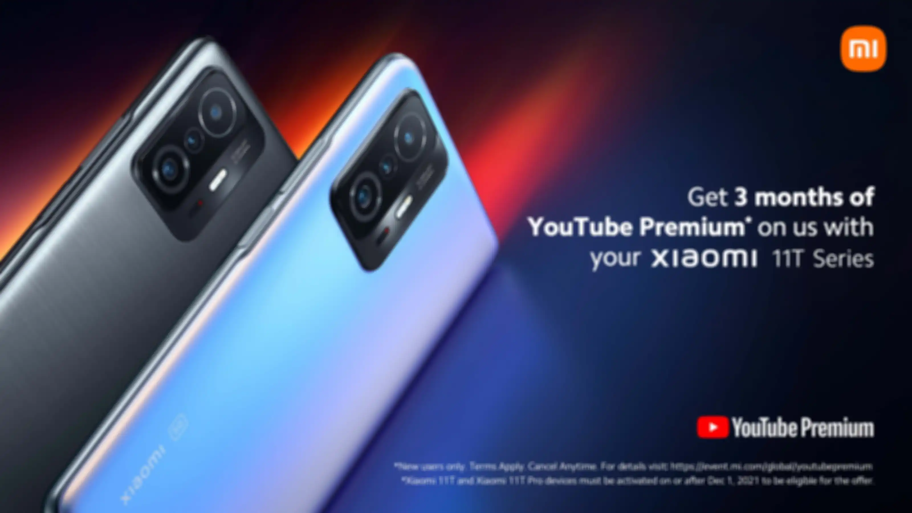 YouTube Premium gratis di Xiaomi 11T Series