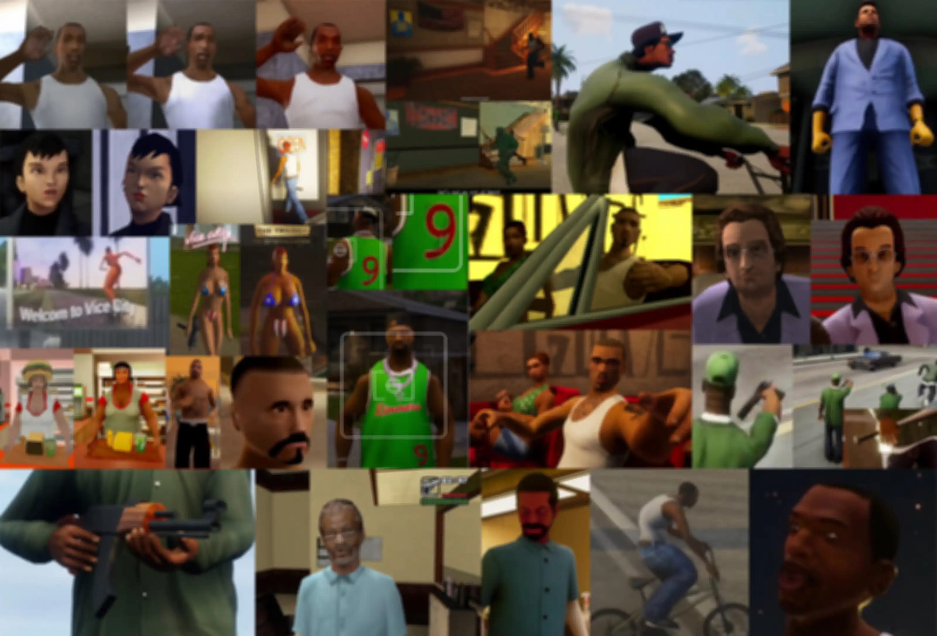 Bug dari segi grafis di game GTA: The Trilogy