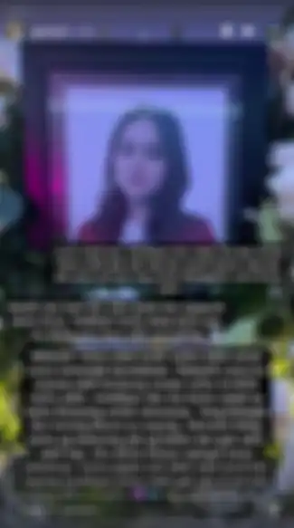 Unggahan Instagram Stories Greta Irene tentang kepergian Laura Anna. 