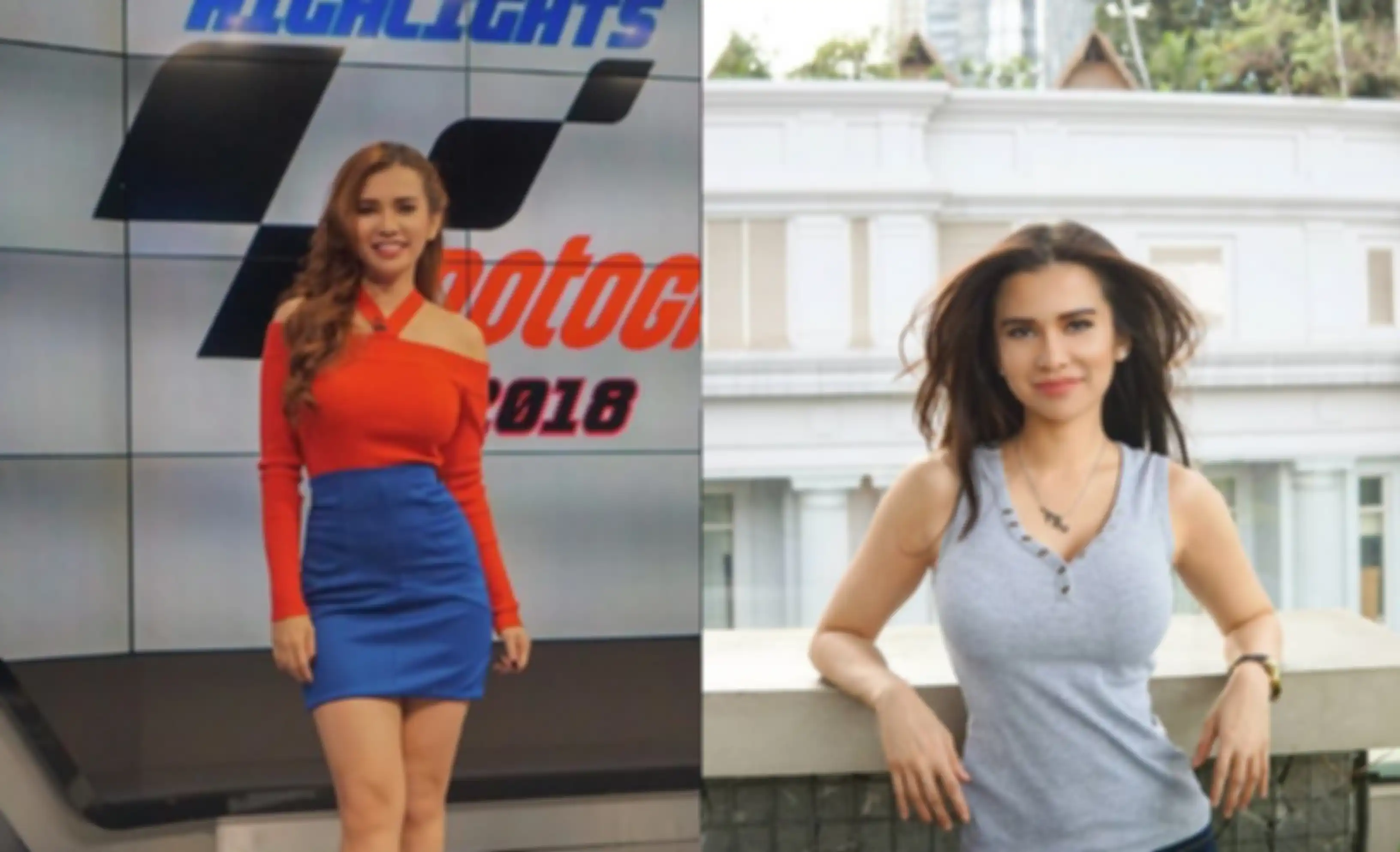 Kolase foto Maria Vania