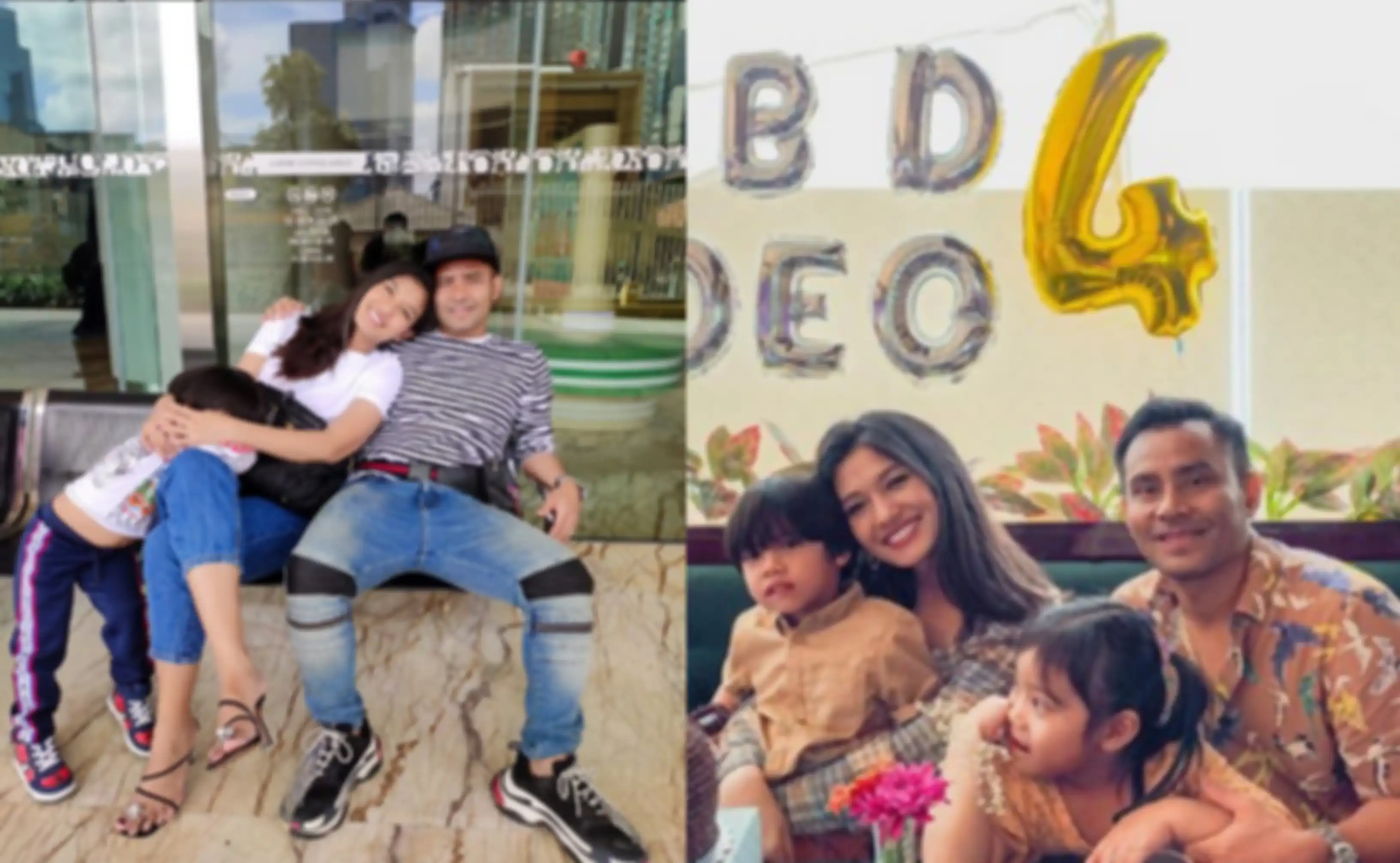 Kolase foto kebersamaan Judika dan istrinya, Duma Riris
