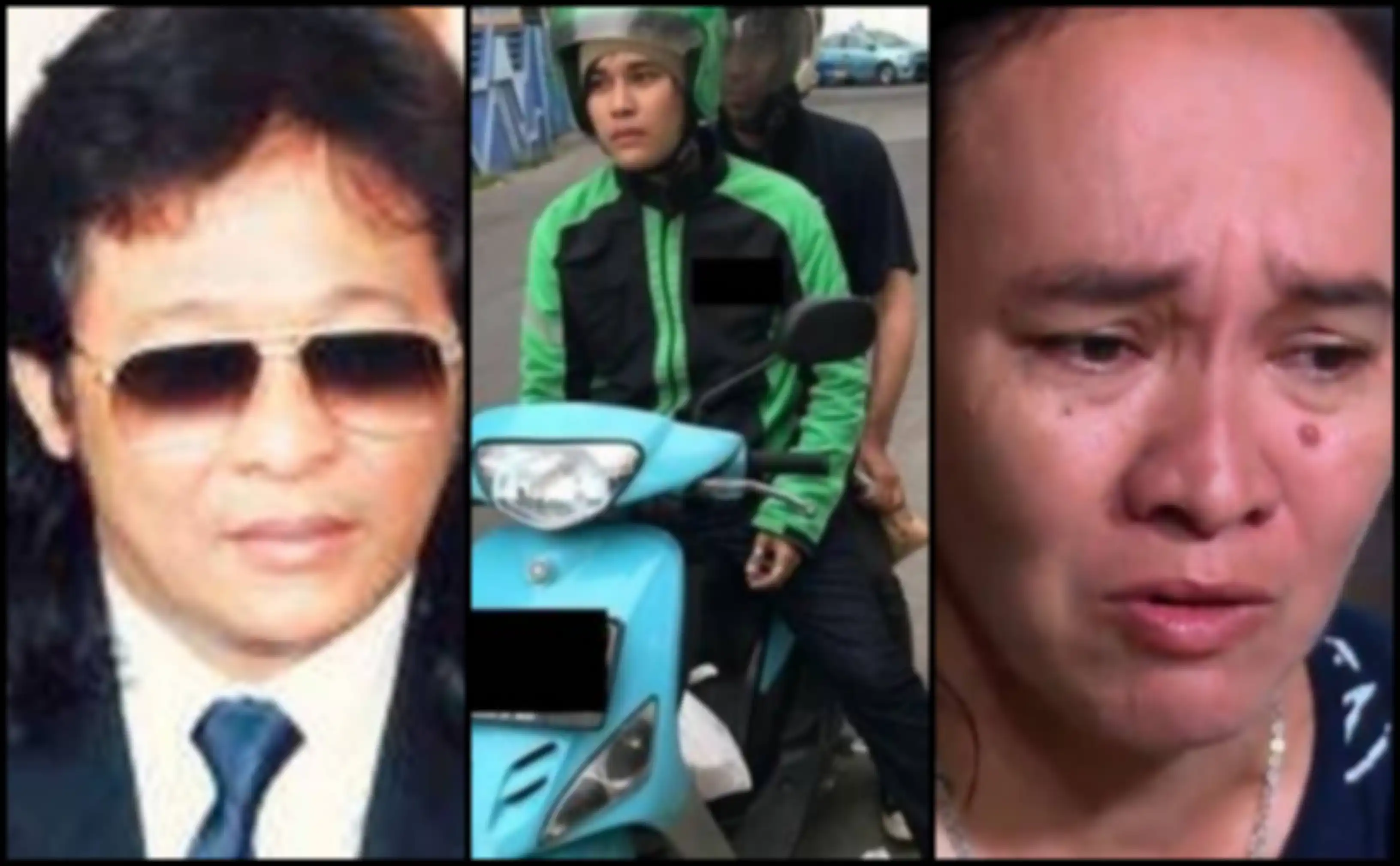 Kolase foto Deddy Dores, Calvin Dores, dan Dagmar Clara Sunardi.