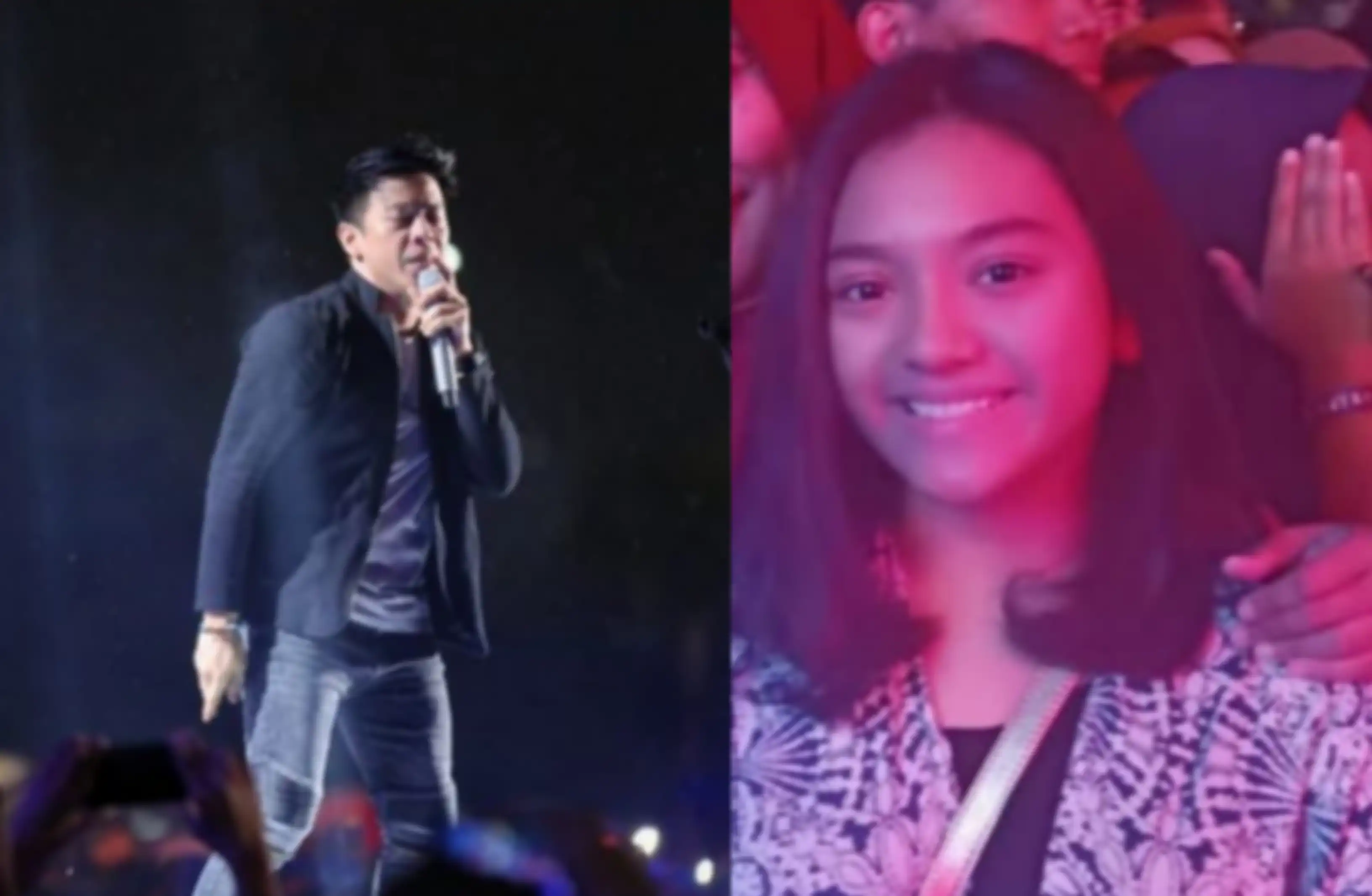 Alleia Anata nonton konser Ariel Noah di Bandung