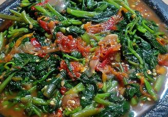 Cara Bikin Sambal Kangkung Pedas Segar Gurih Bikin Nambah Nasi