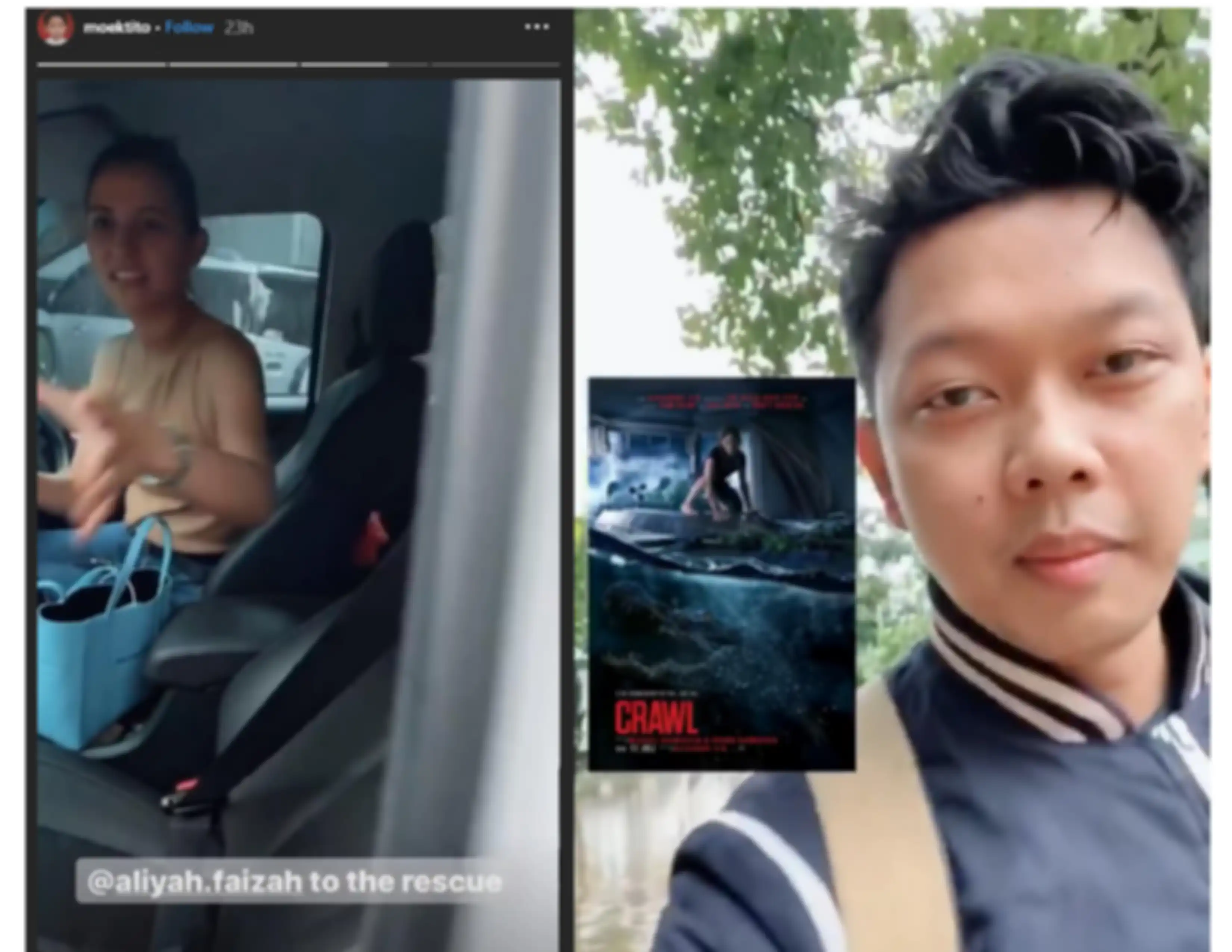  Tangkapan layar Instagram Story milik @moektito