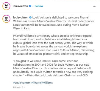 Screen Shot Instagram Louis Vuitton