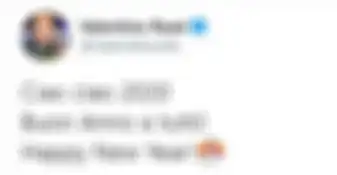 Tangkapan layar dari akun Twitter resmi Valentino Rossi.