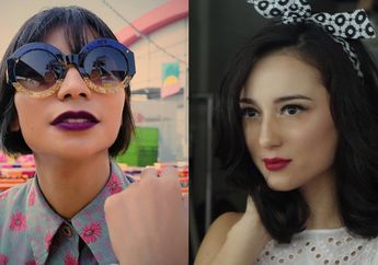 Adu Gaya Julie Estelle VS Shareefa Daanish dengan Celana Motif Garis, Siapa Paling Kece?