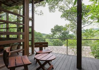 Uniknya Resort Berbahan Kayu, Menggantung di Antara Pepohonan Kapulaga