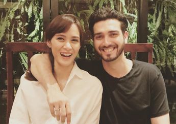 Cantiknya Istri Fachri Albar, Renata Kusmanto dengan Busana Merah