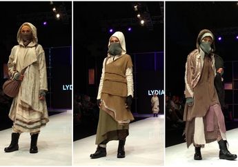 Koleksi Busana Hijab Bernuansa Alam dari Desainer Lydia Marissa di Muffest 2018 