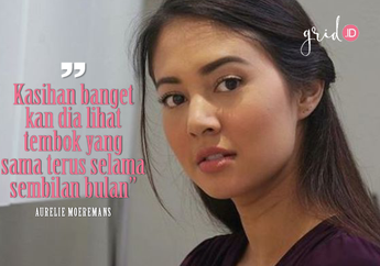 Sedih,  Sang Kekasih Maggung Hari Ini,  Aurelie Moeremans Tidak Bisa Mendampingi