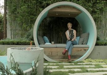 Pipa Beton Sebagai Elemen Taman, Desainnya Juara di Australia