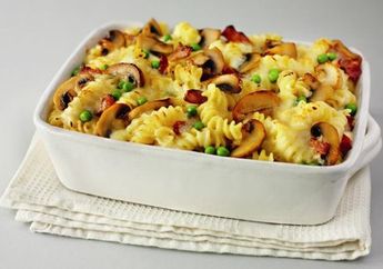 Fusilli and Mushroom Baked, Menu Sarapan Enak Nggak Pakai Ribet!