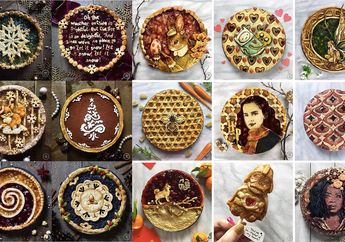 Pai Kreasi Karakter Bintang Film, Bikin Kamu Nggak Tega Memakannya