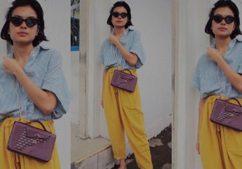 Tampil dengan Gaya Jadul, Eva Celia Justru Terlihat Fashionable