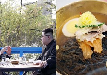  Intip yuk Makanan yang Disantap Kim Jong Un dan Moon Jae In Saat Bertemu