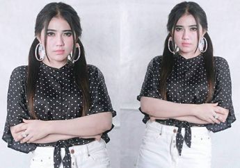 Menang Awards, Via Vallen Tampil Cantik Memesona dengan Busana Emas, Kepoin yuk!