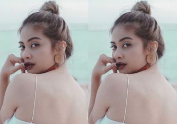 Anti Buka-bukaan, Intip Gaya Tiwi T2 yang Playfull Saat Ke Pantai!