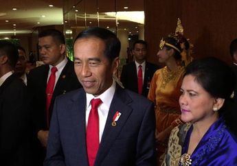 Presiden Joko Widodo dan Istri Hadiri Resepsi Pernikahan Raditya Dika dan Anissa Aziza