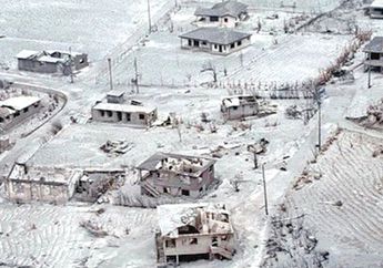 Detik-detik Dahsyatnya Letusan Gunung Berapi  Mengubur Kota Karibia