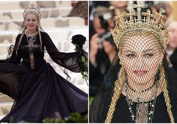 Queen of Pop Madonna Kenakan Mahkota Rancangan Desainer Aksesori Indonesia di Met Gala 2018