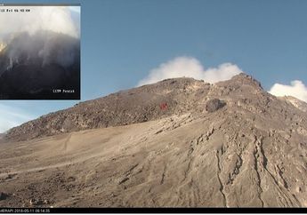 Alami Erupsi Vulkanik, Beginilah Kondisi Puncak Gunung Merapi Beberapa Jam Setelahnya