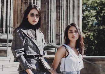 Intip Kekompakan Maudy Ayunda dan Sang Adik dalam Balutan Plaid Outfit