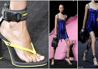 Rihanna Luncurkan Alas Kaki Perpaduan Sandal Jepit dan Heels yang Bakal Jadi Tren