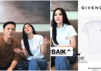 Modelnya Boleh Kaus Oblong, Tapi Harga Kaus Putih Syahrini Ini Fantastis banget!