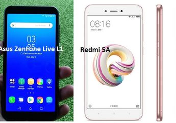 Perbandingan Asus ZenFone Live L1 dan Xiaomi Redmi 5A, Bagus Mana?