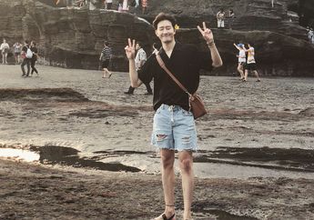 Menikmati Waktu Luang, Member Super Junior M ini Pamer Foto Piknik di Tanah Lot, Bali
