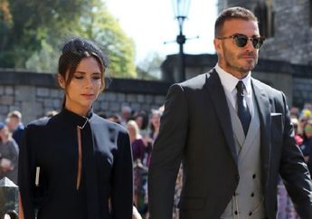 Datang ke Royal Wedding, Begini Penampilan Victoria Beckham Meski Tanpa Senyuman
