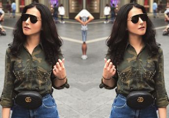 Yuk Intip 3 Inspirasi Pemakaian Waistbag Kekinian ala Vlogger Cantik, Tasya Farasya