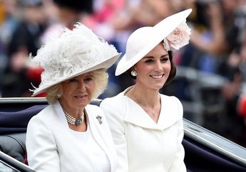 Begini Tatapan Tajam Kate Middleton untuk Ibu Tiri Pangeran William