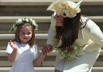 Kate Middleton Sempat Menangis Melihat Putri Charlotte Jadi Bridesmaid di Pernikahan Pangeran Harry dan Meghan Markle