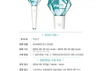 Rayakan 10 Tahun Debut, Boyband SHINee Rilis Lighstick Resmi!